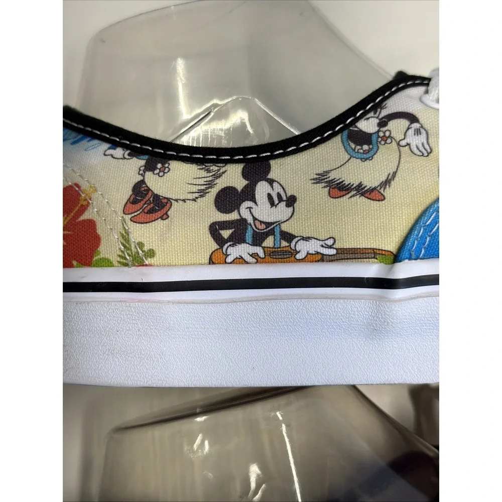 Vans x Disney Authentic Mickey Mouse Aloha Sneaker Limited Ed. Men‎ 7 Women 8.5